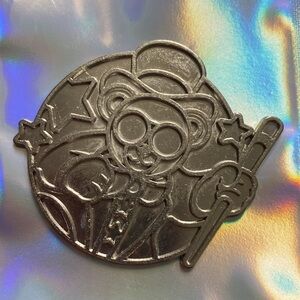 Lisa Frank Hollywood Bear rhinestone blinged out teddy bear rainbow glitter